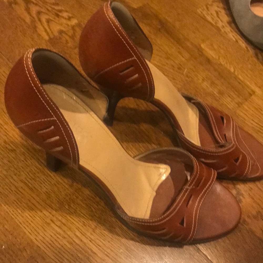 Franco Sarto brown pumps! Used.